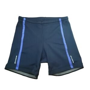 Sugoi Matrix Bike Shorts Black with Purple Stripe Women's Large Cycling Racing